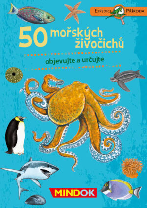 MINDOK HRA kvízová Expedice Příroda: 50 mořských živočichů naučná