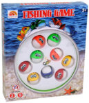 Hra chytání rybiček dětský rybolov na baterie 9 rybiček 4 barvy plast