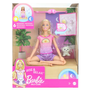 Barbie Panenka a meditace od rána do večera HHX64