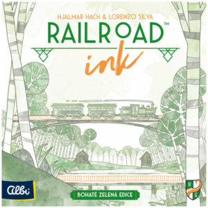 ALBI HRA Railroad Ink - Bohatě zelená edice *SPOLEČENSKÉ HRY*