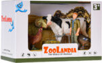 Zoolandia farma herní set zvířátka 4ks s farmářem a doplňky plast