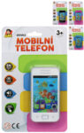 Telefon dětský mobilní 11cm smartphone na baterie 4 druhy Zvuk AJ