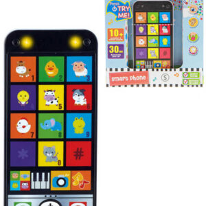 Baby telefon dětský interaktivní 14cm smartphone na baterie Světlo Zvuk