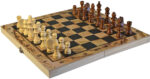 DŘEVO Hra Šachy Dáma Backgammon 30x30cm 3v1 *SPOLEČENSKÉ HRY*