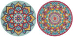 GRAFIX Malování pomocí kamínků mozaika Mandala Diamond Painting 2 druhy
