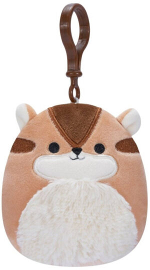 PLYŠ Squishmallows Chipmunk Melzie přívěsek na klíče *PLYŠOVÉ HRAČKY*