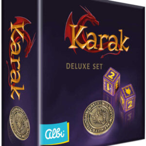 ALBI HRA Karak Deluxe set kovová mince a 2 kostky rozšíření ke hře v krabici